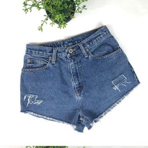 Vintage style cutoff shorts